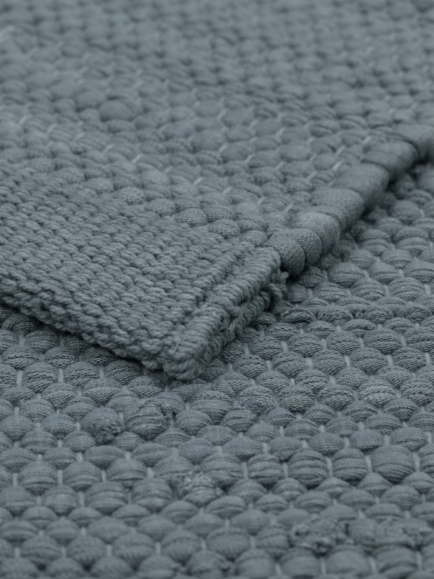 Bomuldstæppe, Steel Grey