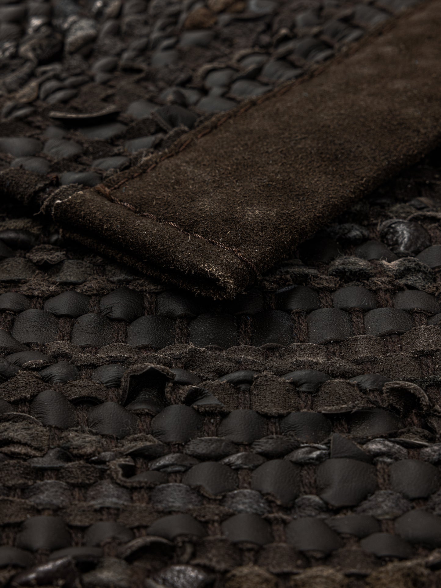 Leather Rug, Choco