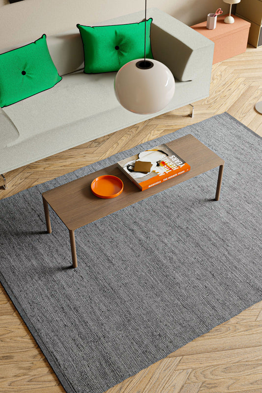 Cotton Rug, Light Grey