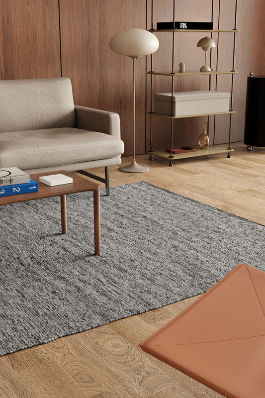 Cotton Rug, Light Grey