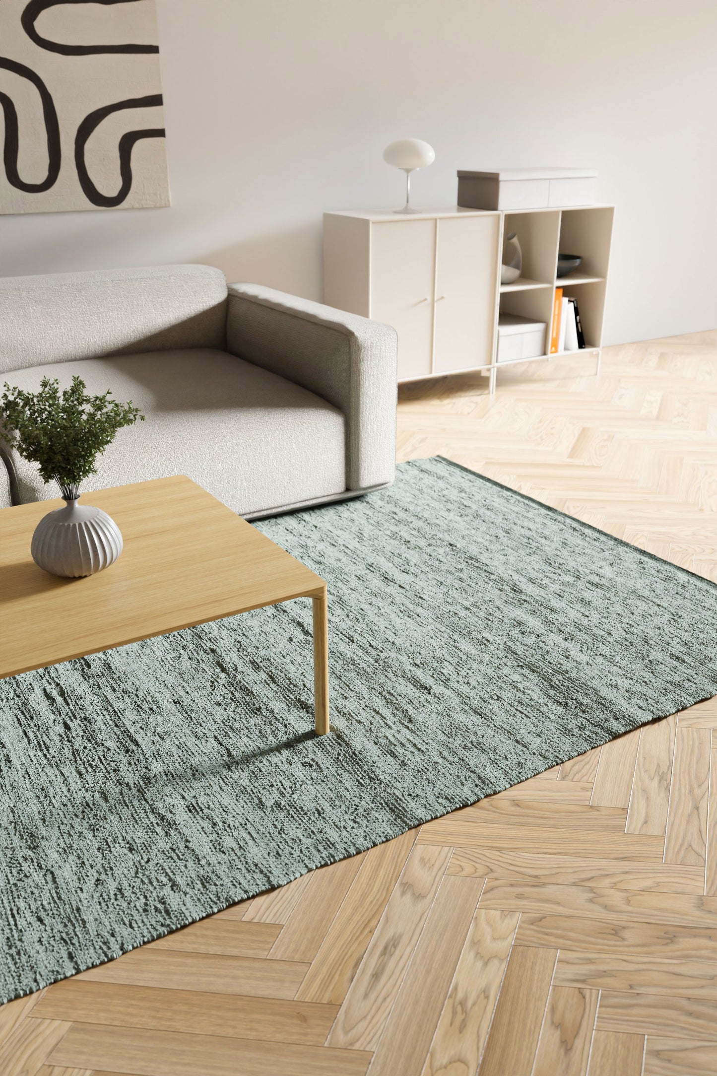 Cotton Rug, Jade