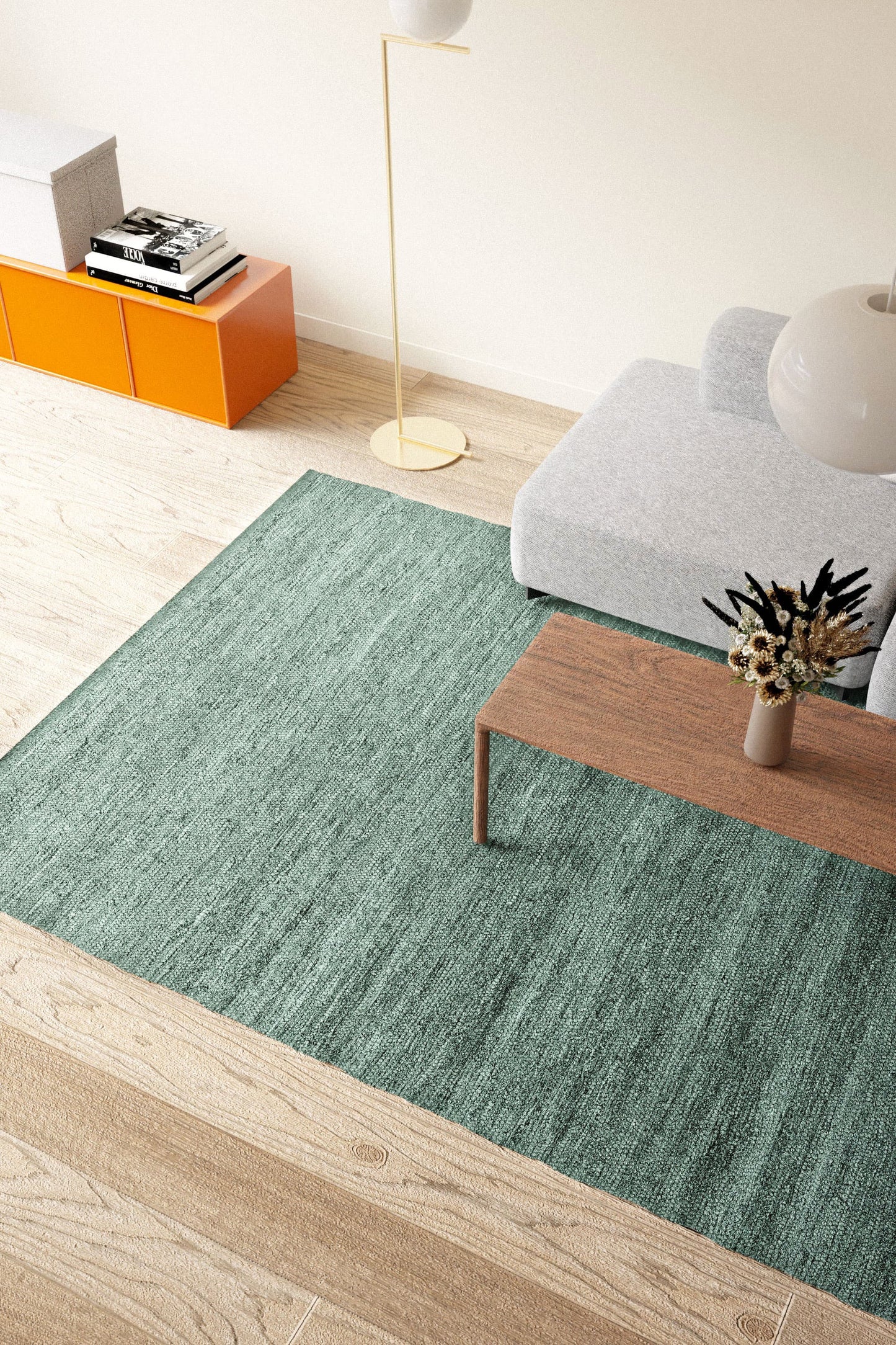 Cotton Rug, Jade