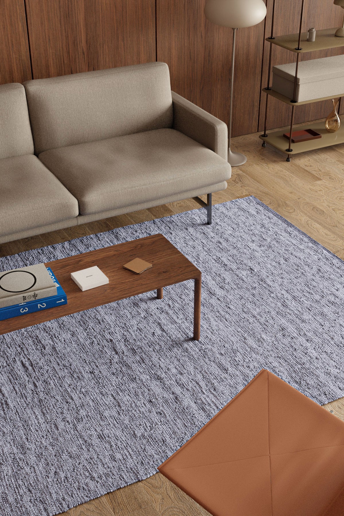 Cotton Rug, Lavender