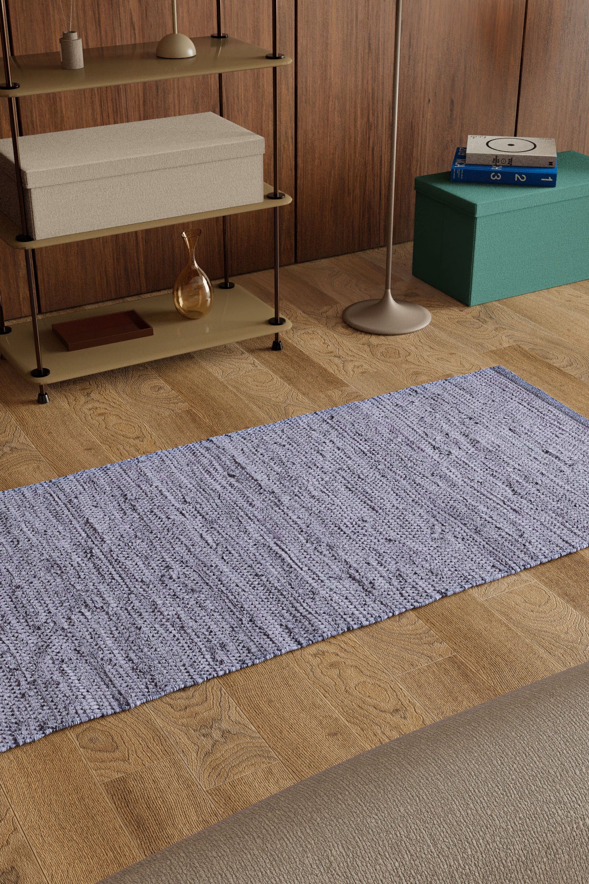 Cotton Rug, Lavender