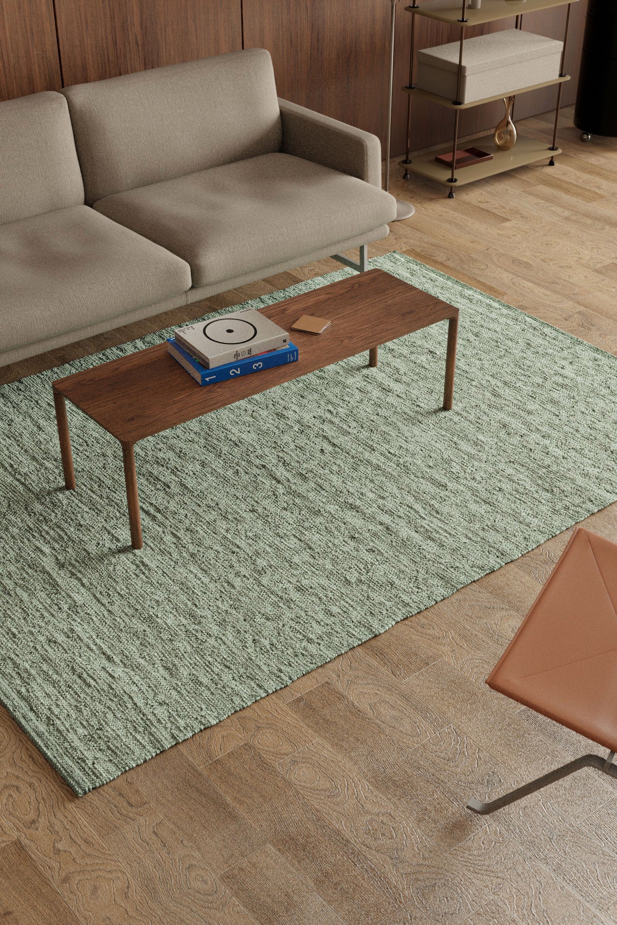 Cotton Rug, Mint
